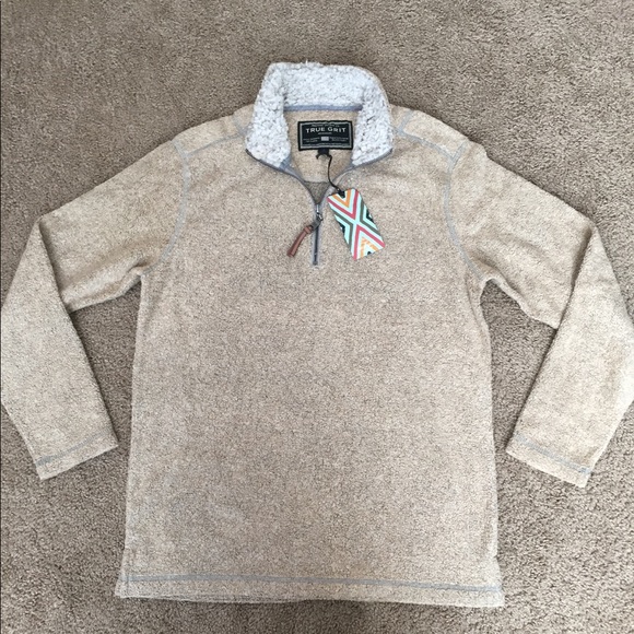 True Grit Jackets & Blazers - NWT Thin True Grit Pullover Small (Men's sizing)